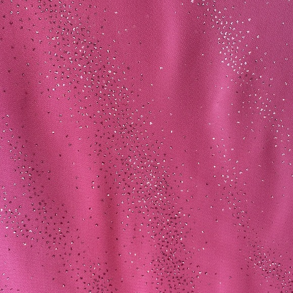 Custom Ballroom Dance Dress - Pink Sparkly - Picture 2 of 6